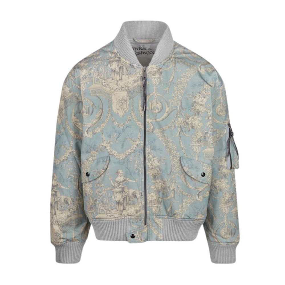 Vivienne Westwood Toile de Jouy Bernardo Bomber Jacket M